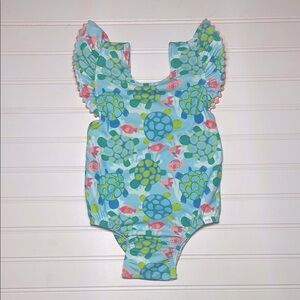 MUD PIE EUC Reversible One Piece Swimsuit